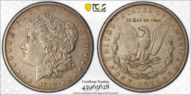 1878 7TF $1 Reverse of 1879 N1