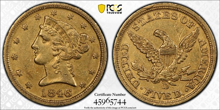 Cert 45965744 - Coin Image