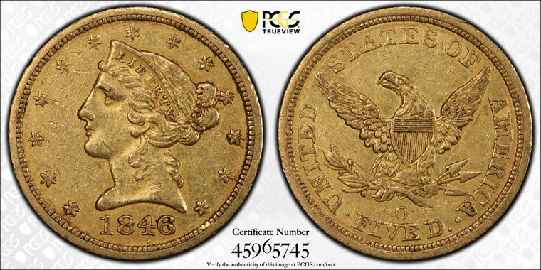 Cert 45965745 - Coin Image