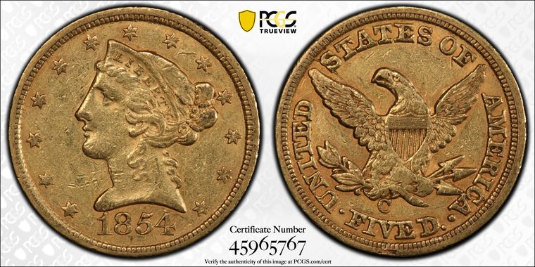 Cert 45965767 - Coin Image