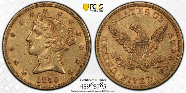 Cert 45965785 - Coin Image