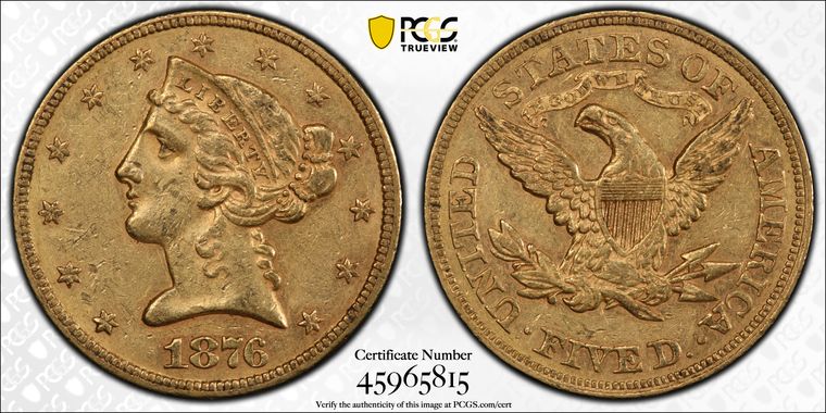 Cert 45965815 - Coin Image