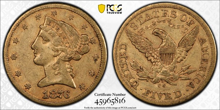 Cert 45965816 - Coin Image