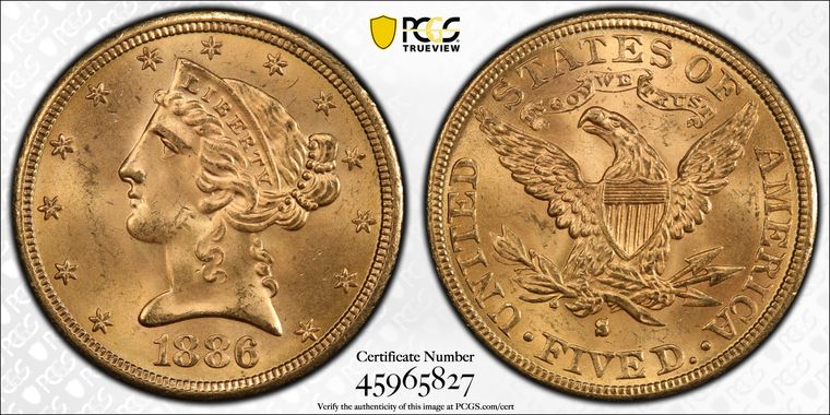 Cert 45965827 - Coin Image