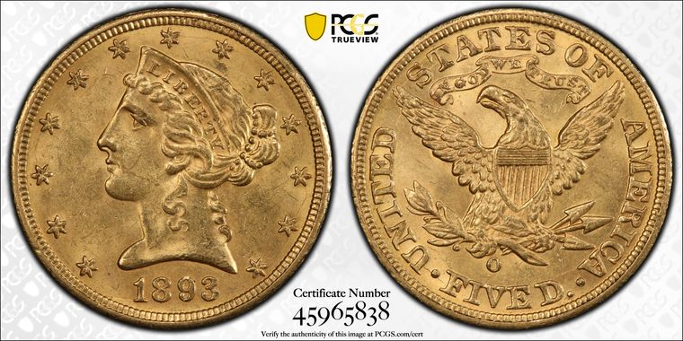 Cert 45965838 - Coin Image