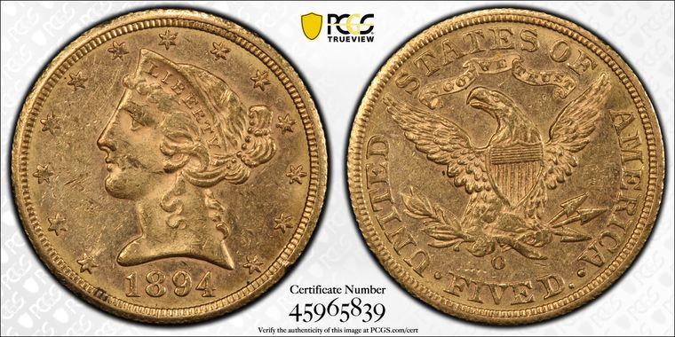 Cert 45965839 - Coin Image