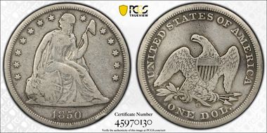 1850-O $1 F12