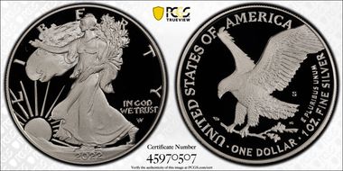 2022-S $1 Silver Eagle First Strike PR70DCAM