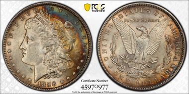 1898 $1 MS62