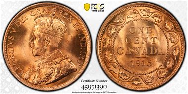 1915 1C MS66RD