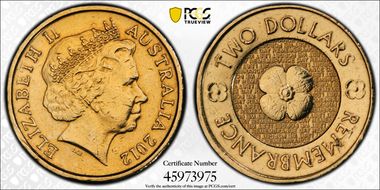 2012 $2 Remembrance Day N1