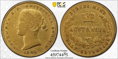 1863-SY 1/2 Sov VF30