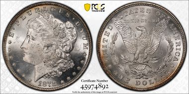 1878 8TF $1 MS63