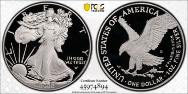 2022-S $1 Silver Eagle First Strike PR69DCAM