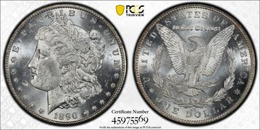 1890-CC $1 MS62