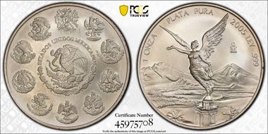 2005-Mo Onza Libertad Ag MS68