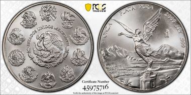 2009-Mo Onza Libertad Ag MS69