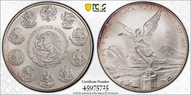 2013-Mo Onza Libertad Ag MS70