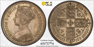 1877 Florin S-3893 MS64