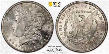 1882-CC $1 MS62