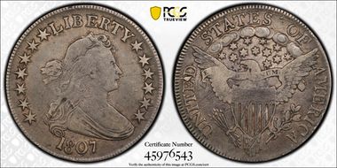 1807 50C Draped Bust F12