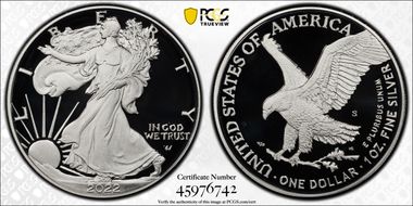 2022-S $1 Silver Eagle First Strike PR69DCAM
