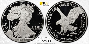 2022-S $1 Silver Eagle First Strike PR68DCAM