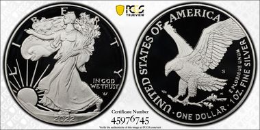 2022-S $1 Silver Eagle First Strike PR69DCAM