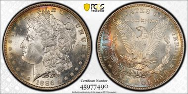 1886 $1 MS64