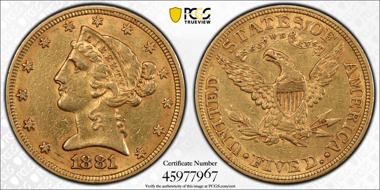 Cert 45977967 - Coin Image