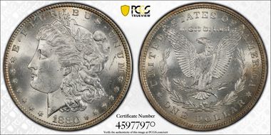 1880 $1 MS64