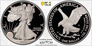 2022-S $1 Silver Eagle First Strike PR69DCAM
