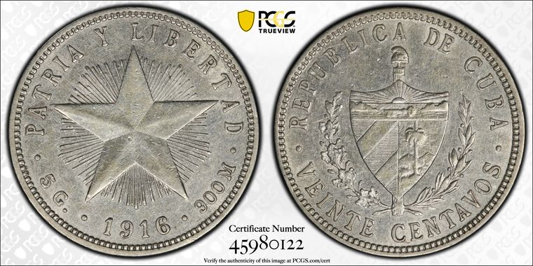 Cert 45980122 - Coin Image