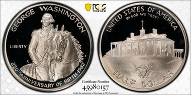 1982-S 50C Washington PR69DCAM