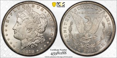 1878-CC $1 MS62