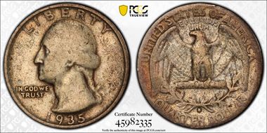 1935-S 25C G6
