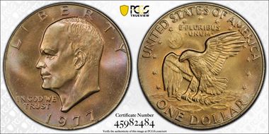 1977 $1 MS66+