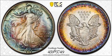 1988 $1 Silver Eagle MS69