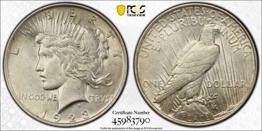 1923 $1 AU53