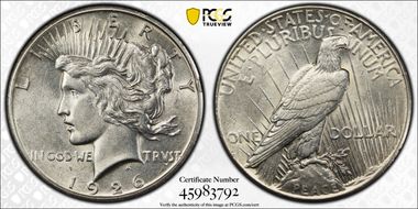 1926 $1 AU55