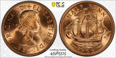 1964 1/2D S-4158 MS64RD