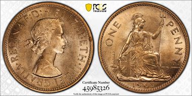 1963 1D S-4157 MS65RD