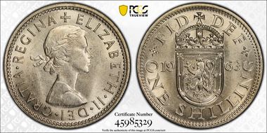 1963 Shil S-4148 Scottish Rev MS65