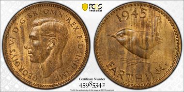 1945 1/4D S-4116 MS64RB