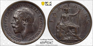 1913 1/4D S-4059 Blackened finish MS63