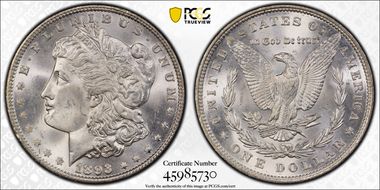 1893 $1 MS65
