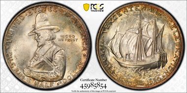 1920 50C Pilgrim MS67