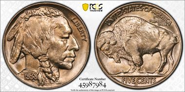 1938-D 5C Buffalo MS66