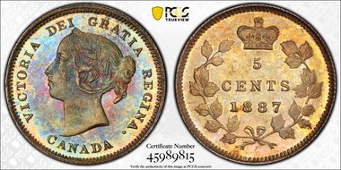 1887 5C 7/7 RP-1 MS66