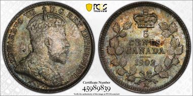 1902-H 5C Large H/Small H MS66